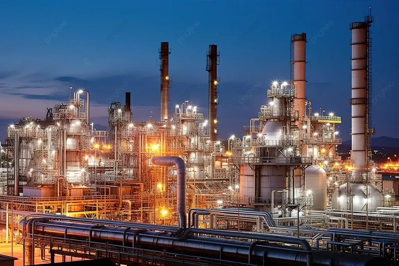 Industrial Plant Night